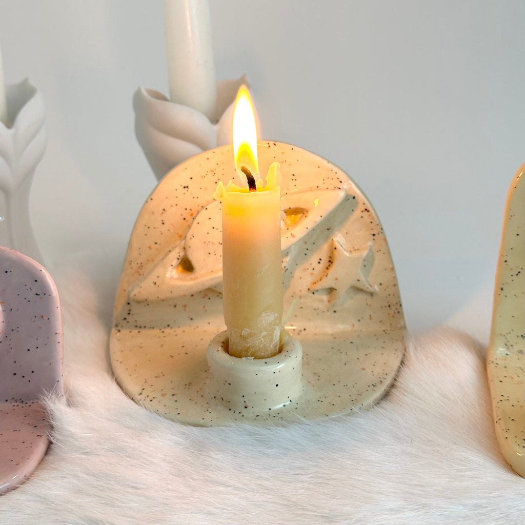 Ceramic Incense Altar | Saturn and Star